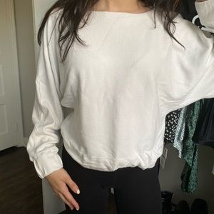 White Zara sweater worn once !!